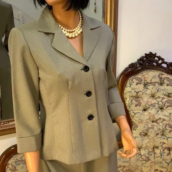 BGB HOUNDSTOOTH TROUSER SUIT SIZE 6 NWOT CLASSIC - Picture 3 of 11